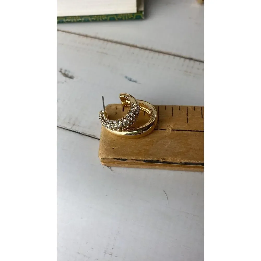 New Sugarfix by BaubleBar Doubled up Statement Earrings